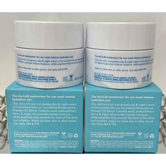 2 NIB-TULA 24/7 Moisture Intense Ultra Hydrating Day & Night Cream 1.48 oz - Picture 6 of 6